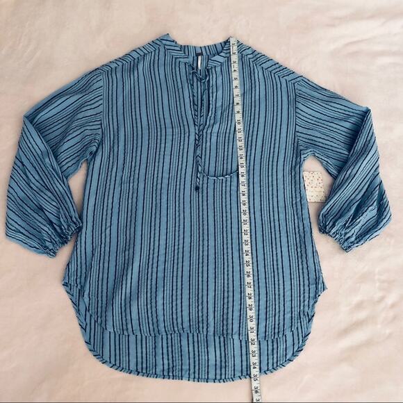 Free People Rhythm of the Night Tunic Blue Size M NWT - Picture 4 of 8